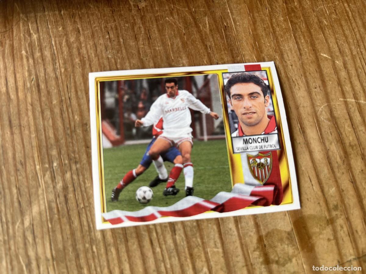 Cromos de f&uacute;tbol: CROMO SIN PEGAR NUNCA PEGADO ALBUM LIGA ESTE 95 96 1995 1996 SEVILLA MONCHU