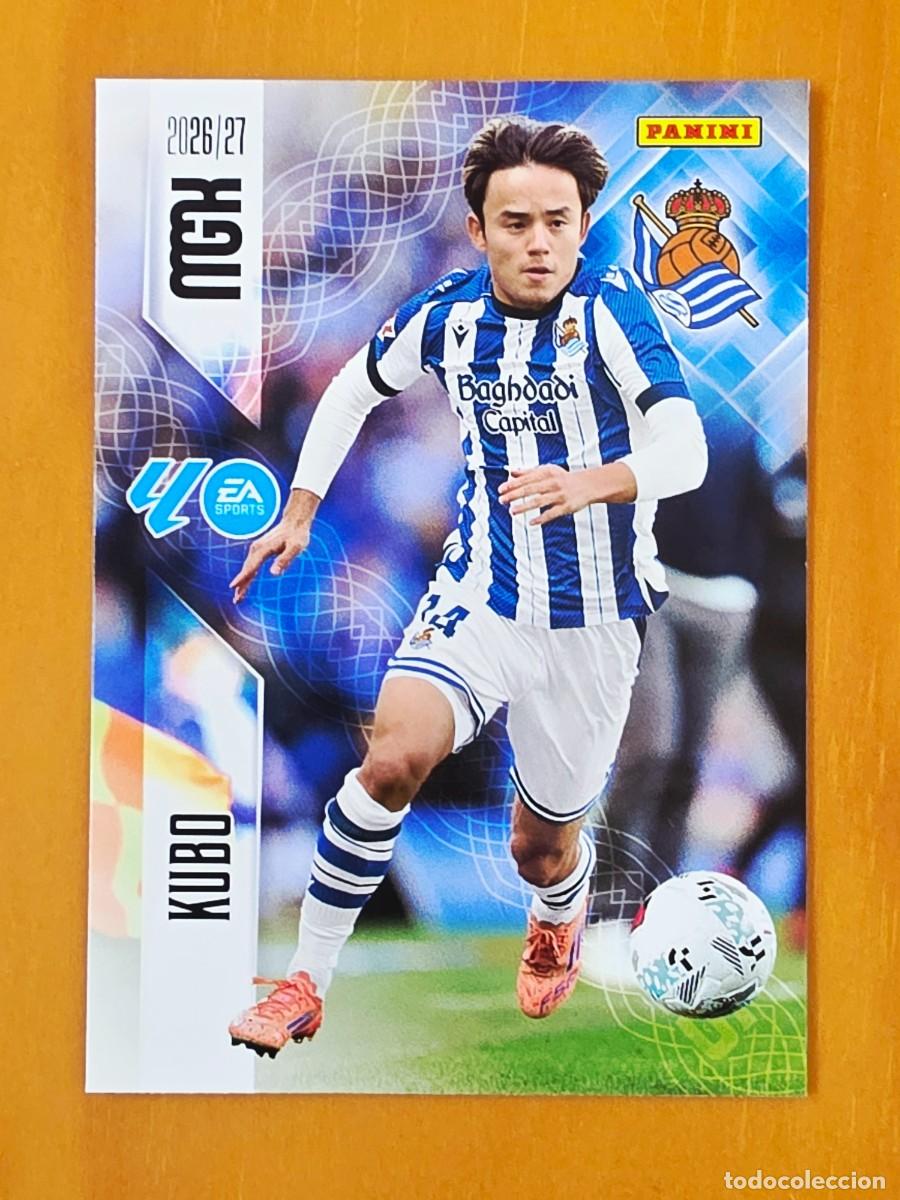 Cromos de f&uacute;tbol: 323 Take Kubo, Real Sociedad, Panini Megacracks MGK 2026 2027 26 27
