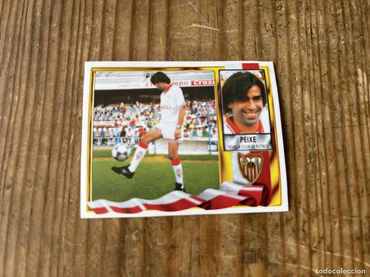 Cromos de f&uacute;tbol: CROMO SIN PEGAR NUNCA PEGADO ALBUM LIGA ESTE 95 96 1995 1996 SEVILLA PEIXE