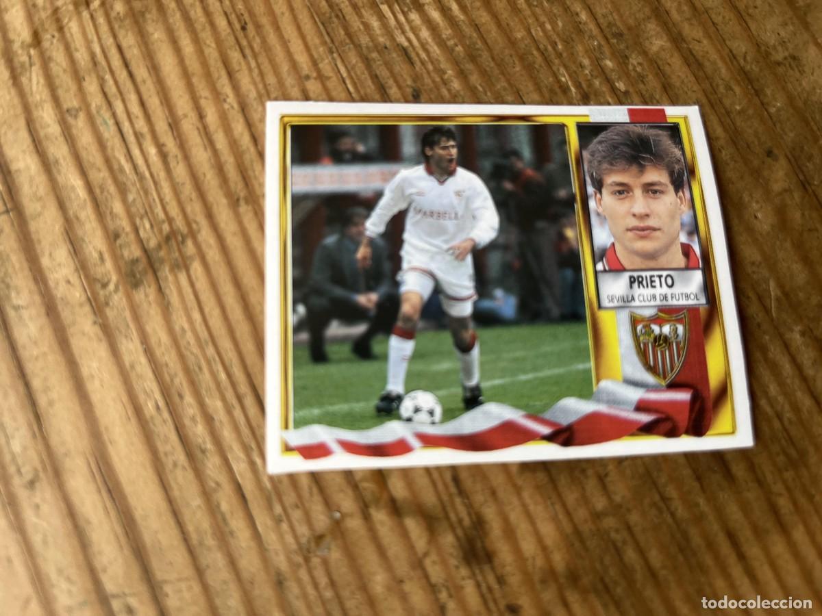 Cromos de f&uacute;tbol: CROMO SIN PEGAR NUNCA PEGADO ALBUM LIGA ESTE 95 96 1995 1996 SEVILLA PRIETO