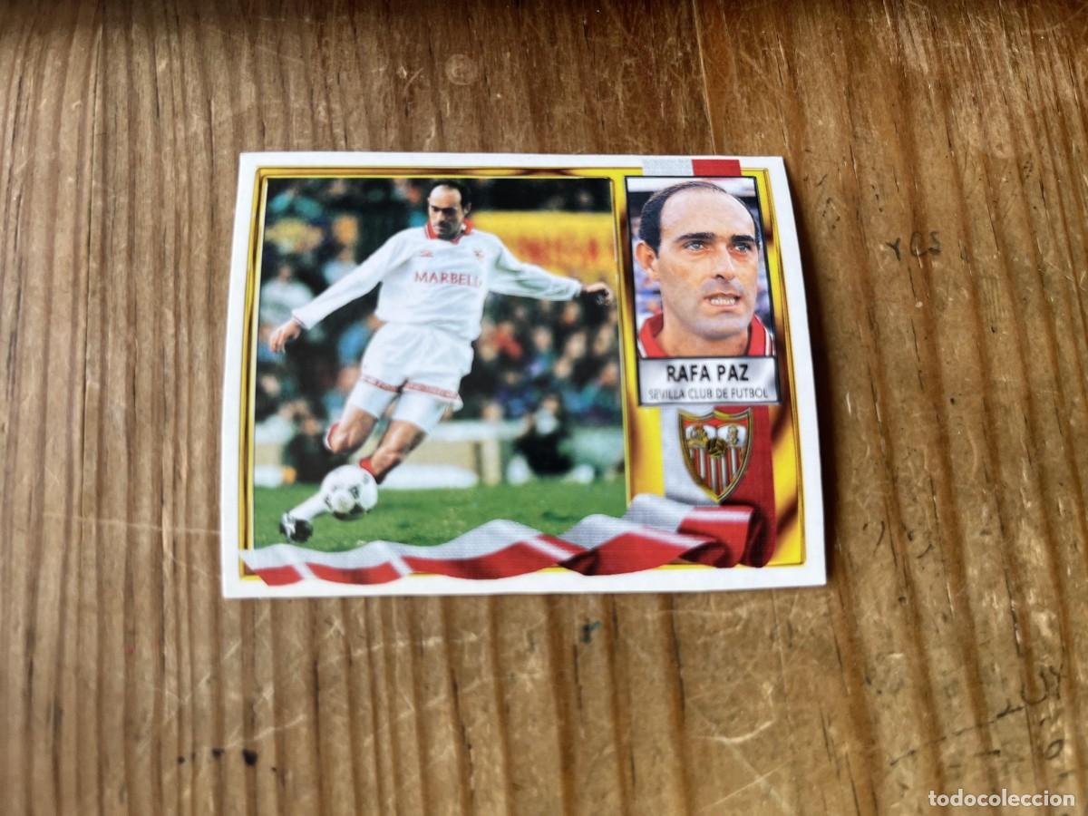 Cromos de f&uacute;tbol: CROMO SIN PEGAR NUNCA PEGADO ALBUM LIGA ESTE 95 96 1995 1996 SEVILLA RAFA PAZ