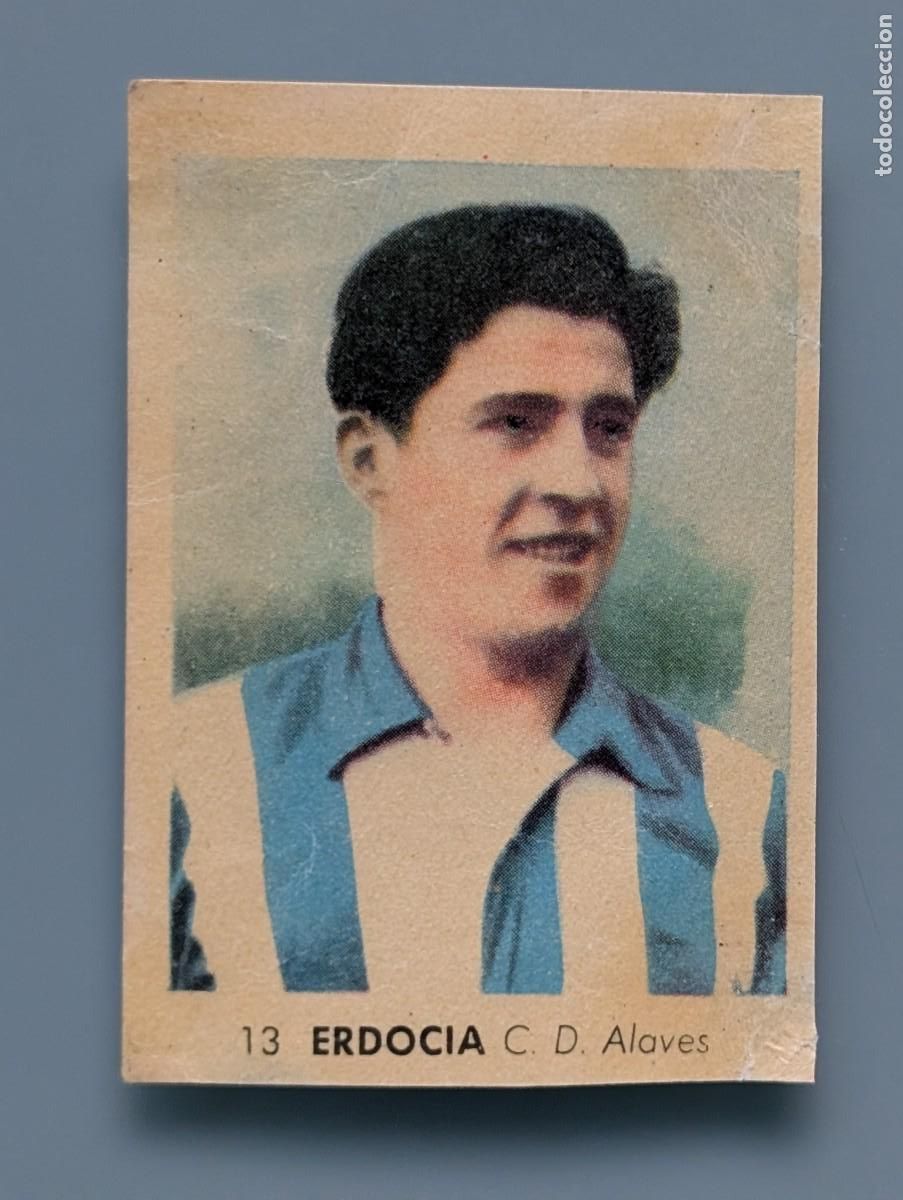 Cromos de f&uacute;tbol: RARO CROMO SANZ ALAVES VITORIA CAMPEONATOS NACIONALES FUTBOL 1956 RUIZ ROMERO 1955 55/56 LIGA ALAVA