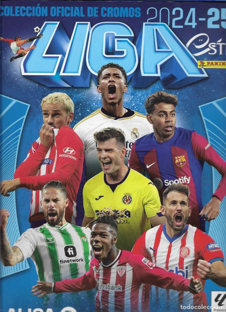 Football Stickers: LIGA ESTE 2024/25 400 CROMOS DIFERENTES BASICOS COLOCAS FICHAJES ESCUDOS