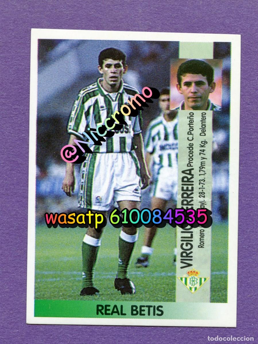 Cromos de f&uacute;tbol: betis liga 1996 1997 futbol panini 6 fichajes n&ordm; 362 374 375 376 377 387 sin pegar 96 97 niccromo