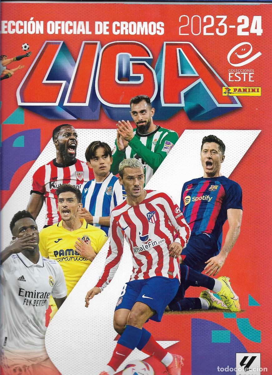 Cromos de f&uacute;tbol: LIGA ESTE 2023/24 400 CROMOS SIN REPETIR COLOCAS FICHAJES ESCUDOS