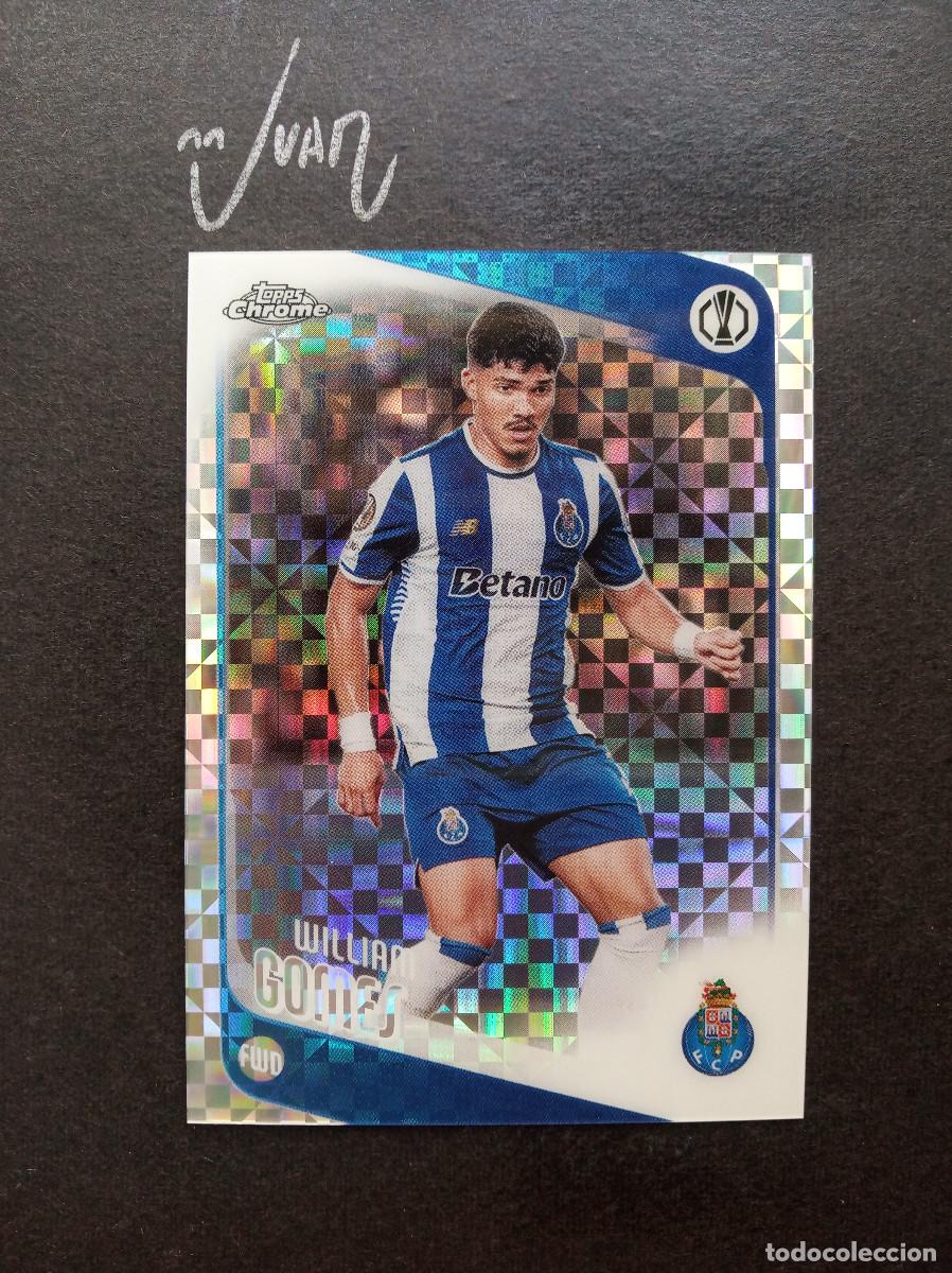 Cromos de f&uacute;tbol: N&ordm; 50 PARALELA X-FRACTOR WILLIAM GOMES PORTO BRASIL ⚽ TOPPS &reg; CHROME UCC UEFA 2025 2026 25 26 NUEVO