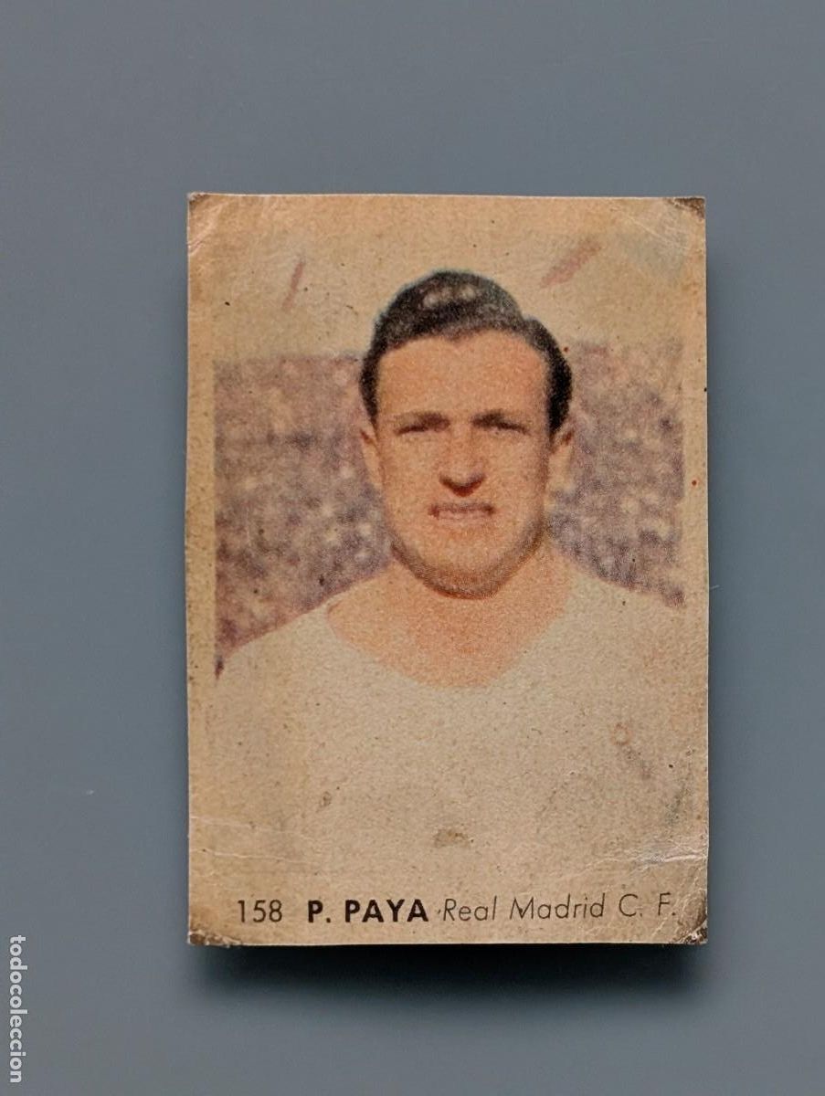 Cromos de f&uacute;tbol: RARO CROMO RARE CARD P. PAYA REAL MADRID RUIZ ROMERO LIGA 1955 1956 55/56 FOOTBALL FUTBOL