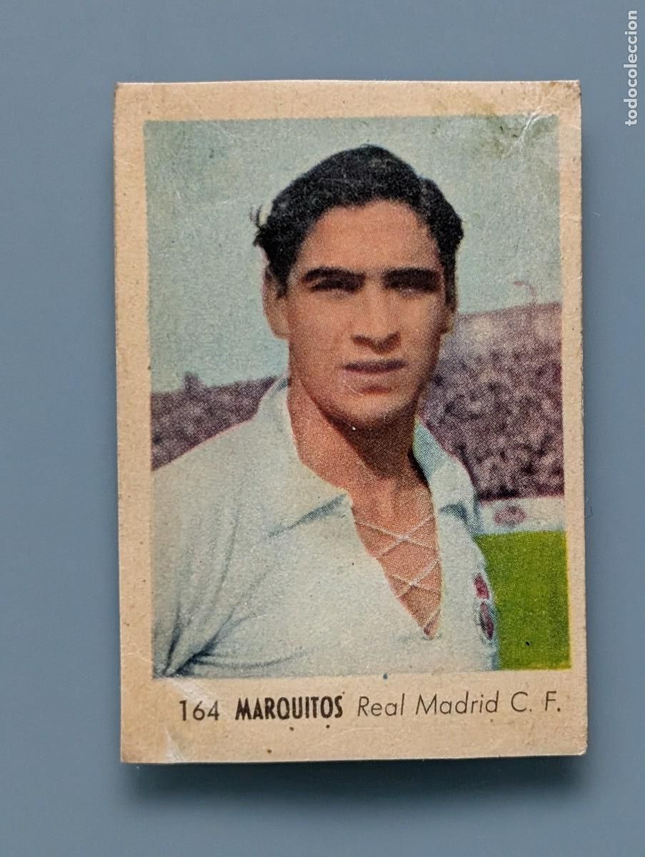 Cromos de f&uacute;tbol: RARO CROMO RARE CARD MARQUITOS REAL MADRID RUIZ ROMERO LIGA 1955 1956 55/56 FOOTBALL FUTBOL