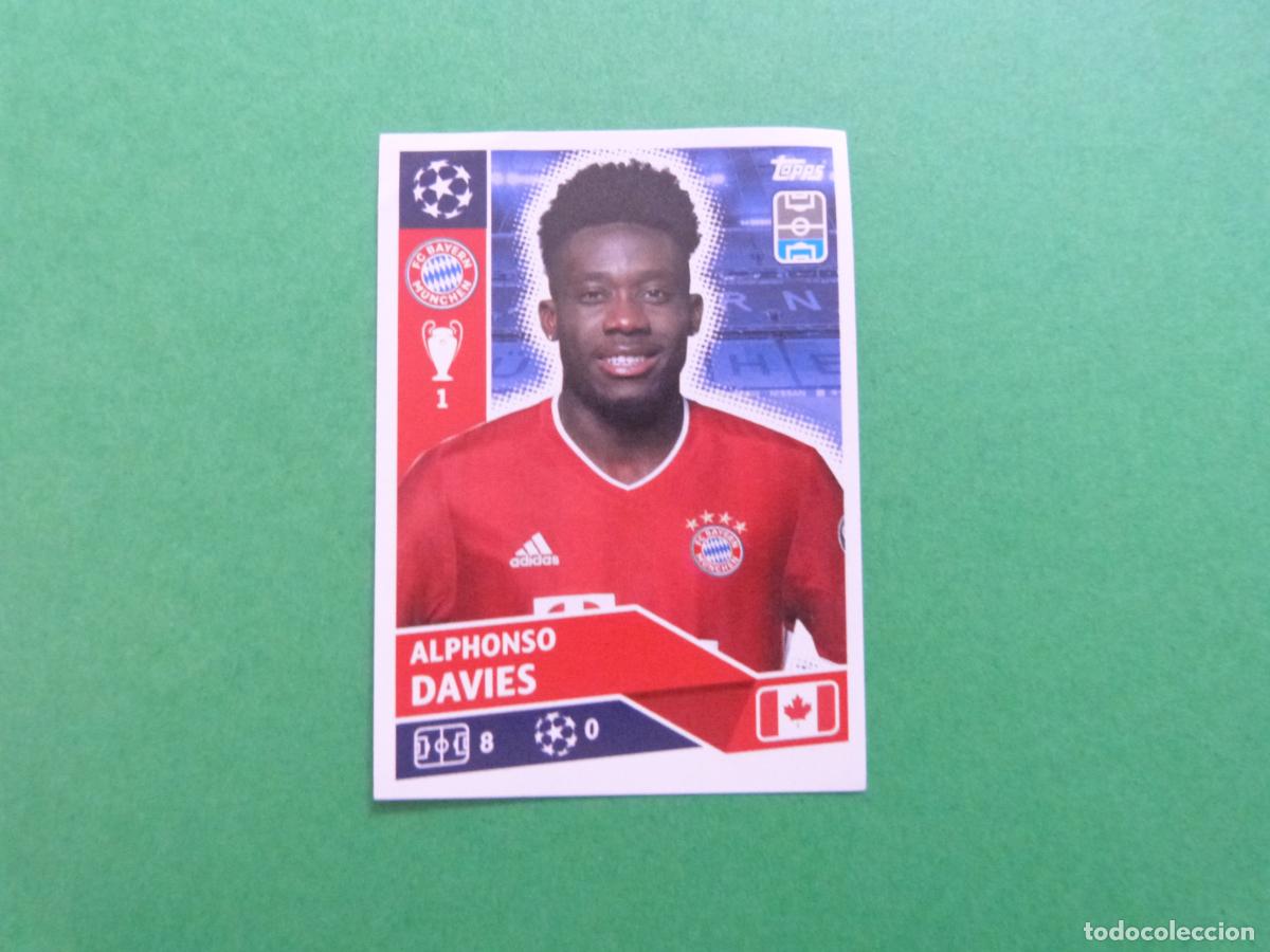 Cromos de f&uacute;tbol: CROMO FUTBOL DAVIES BAYERN MUNICH SIN PEGAR N&ordm; 10 CHAMPIONS LEAGUE 2020-2021/20-21 TOPPS