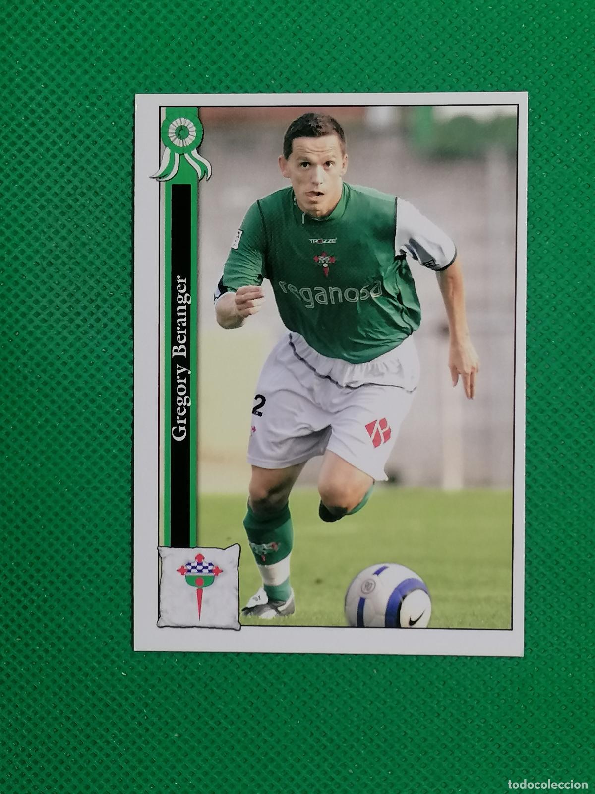 Cromos de f&uacute;tbol: 940 BERANGER RACING DE FERROL ⚽ MUNDICROMO LAS FICHAS DE LA LIGA 05 06 2005 2006 ⚽