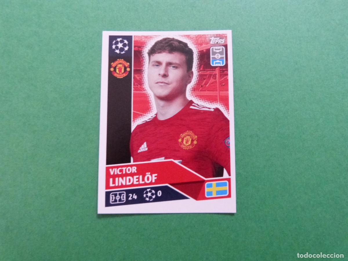 Cromos de f&uacute;tbol: CROMO FUTBOL LINDELOF MANCHESTER UNITED SIN PEGAR N&ordm; 5 CHAMPIONS LEAGUE 2020-2021/20-21 TOPPS