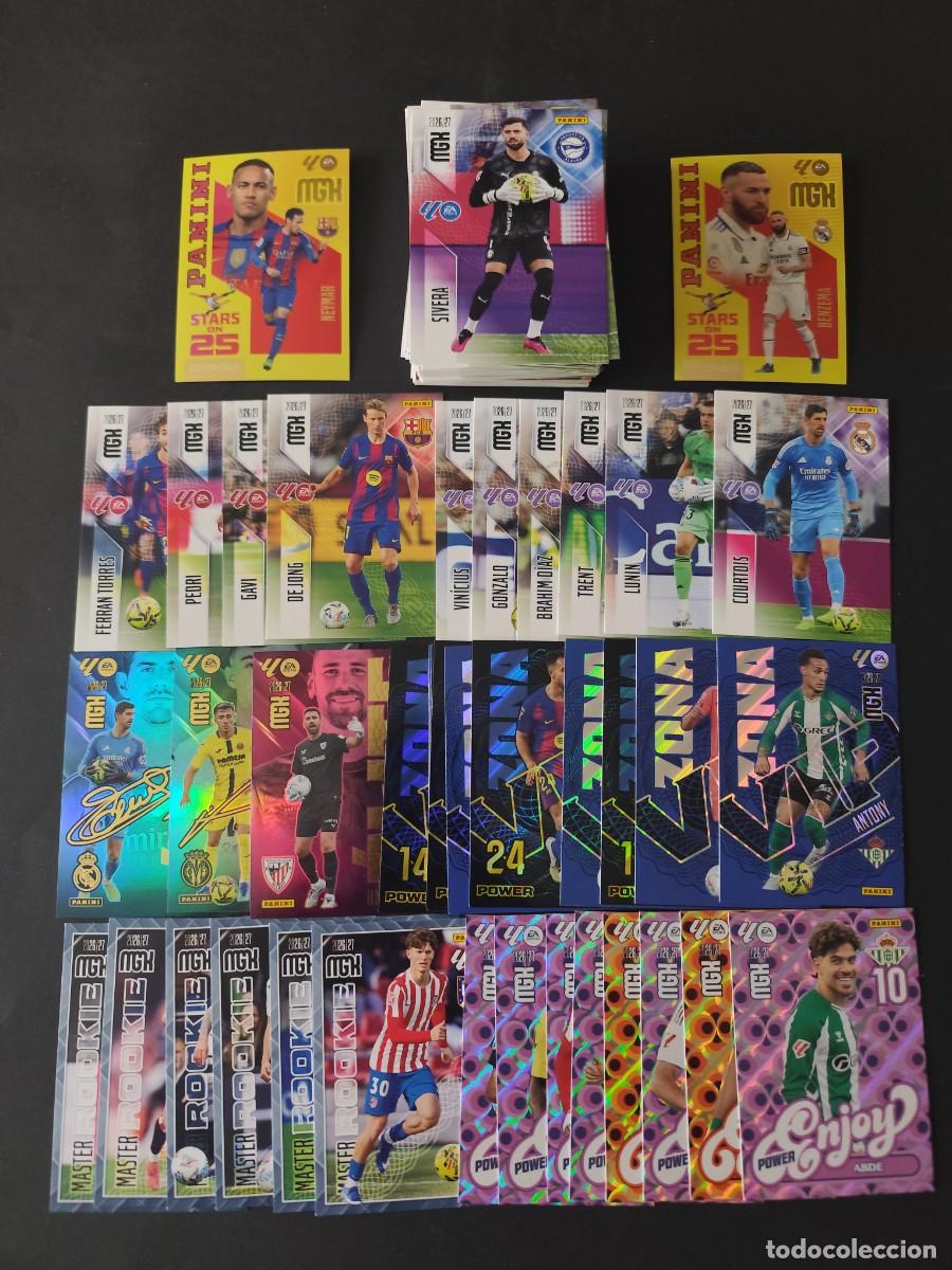 Figurine di Calcio: LOTE 140+ CARDS DISTINTAS MEGACRACKS 2026/27 CON BRILLANTES PARALELAS