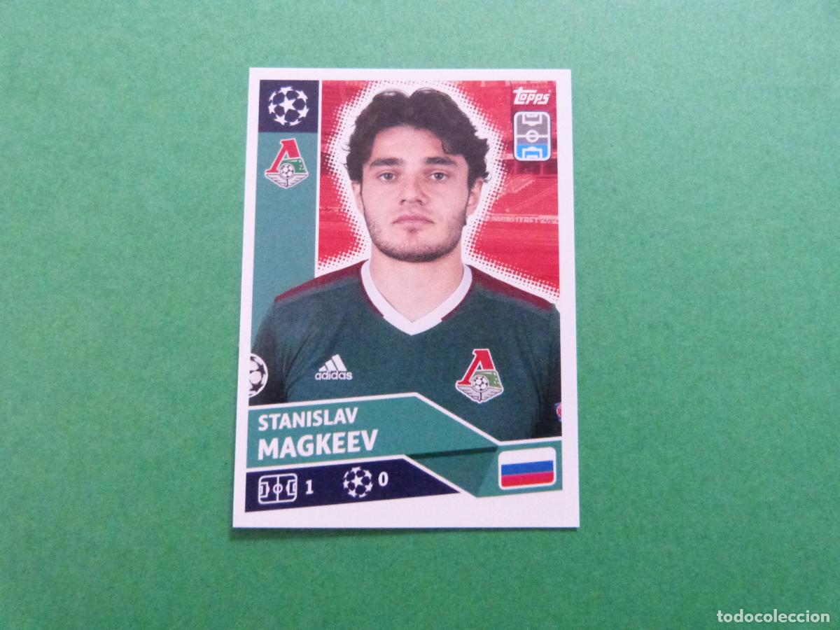 Cartes &agrave; collectionner de Football: CROMO FUTBOL MAGKEEV LOKOMOTIV MOSCU SIN PEGAR N&ordm; 4 CHAMPIONS LEAGUE 2020-2021/20-21 TOPPS