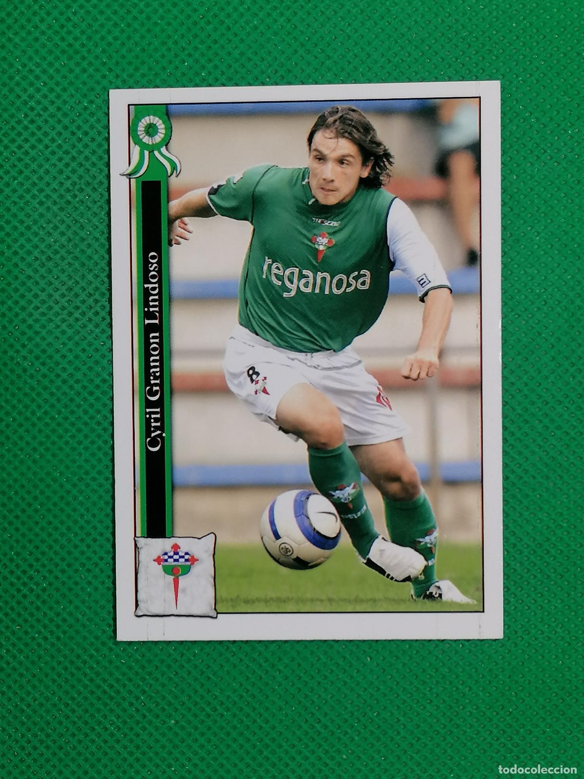Cartes &agrave; collectionner de Football: 954 GRANON RACING DE FERROL ⚽ MUNDICROMO LAS FICHAS DE LA LIGA 05 06 2005 2006 ⚽