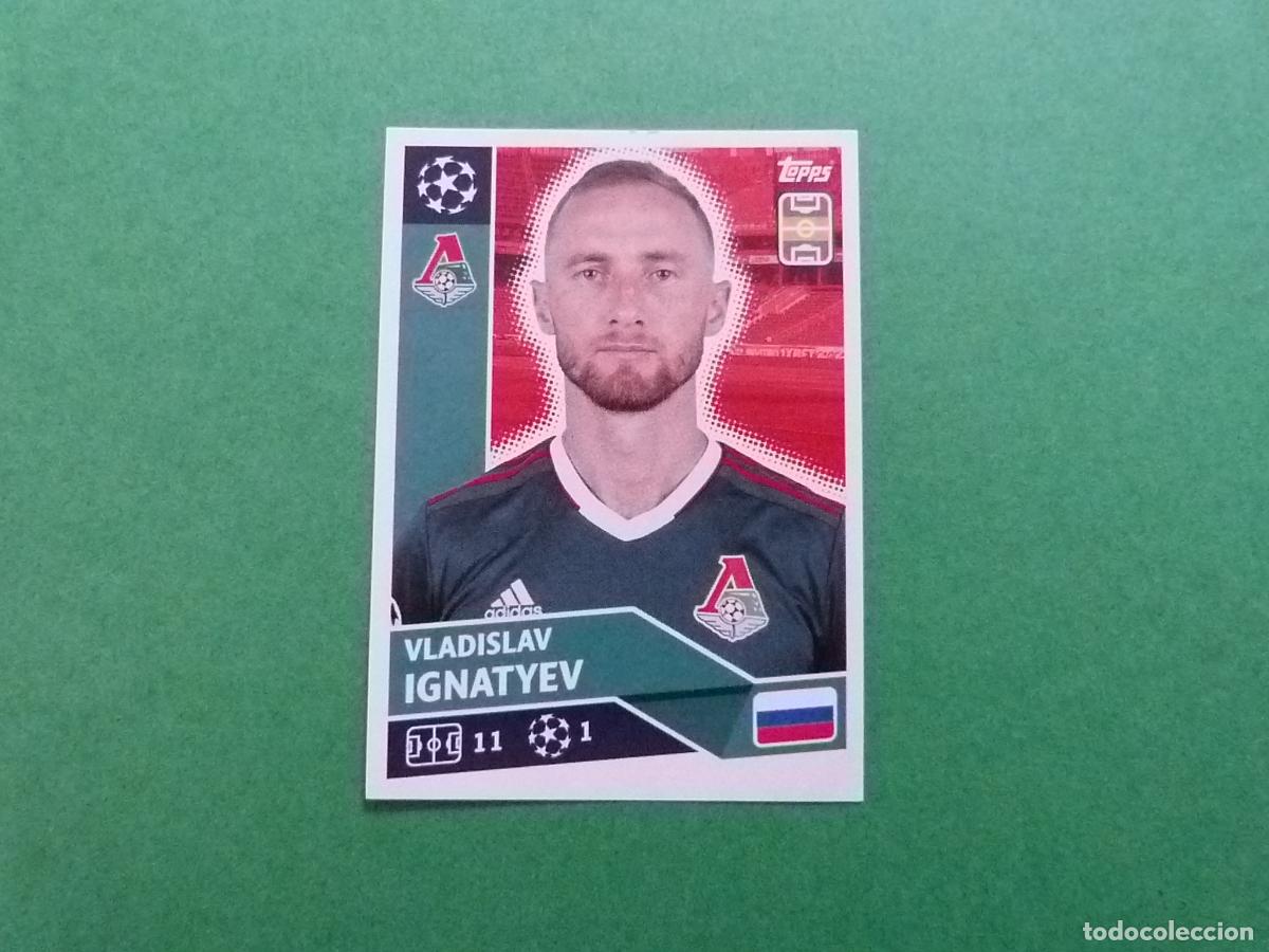 Cartes &agrave; collectionner de Football: CROMO FUTBOL IGNATYEV LOKOMOTIV MOSCU SIN PEGAR N&ordm; 10 CHAMPIONS LEAGUE 2020-2021/20-21 TOPPS