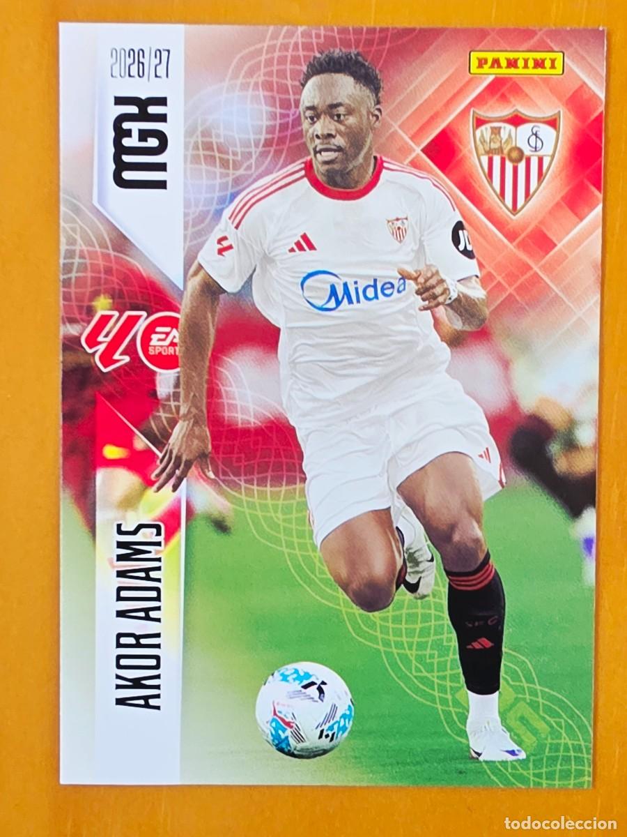 Cromos de f&uacute;tbol: 341 Akor Adams, Sevilla FC, Panini Megacracks MGK 2026 2027 26 27