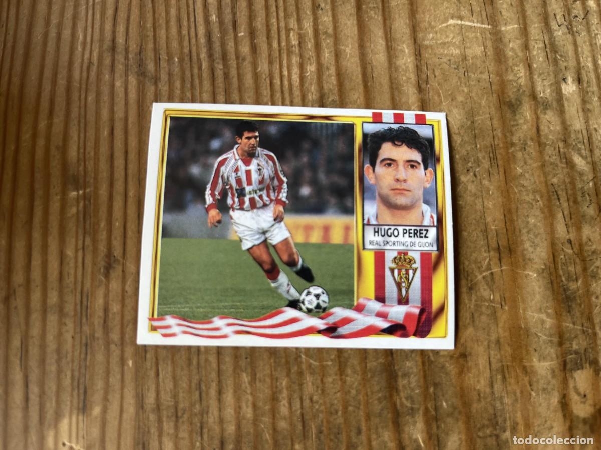 Cromos de f&uacute;tbol: CROMO SIN PEGAR NUNCA PEGADO ALBUM LIGA ESTE 95 96 1995 1996 SPORTING GIJON HUGO PEREZ