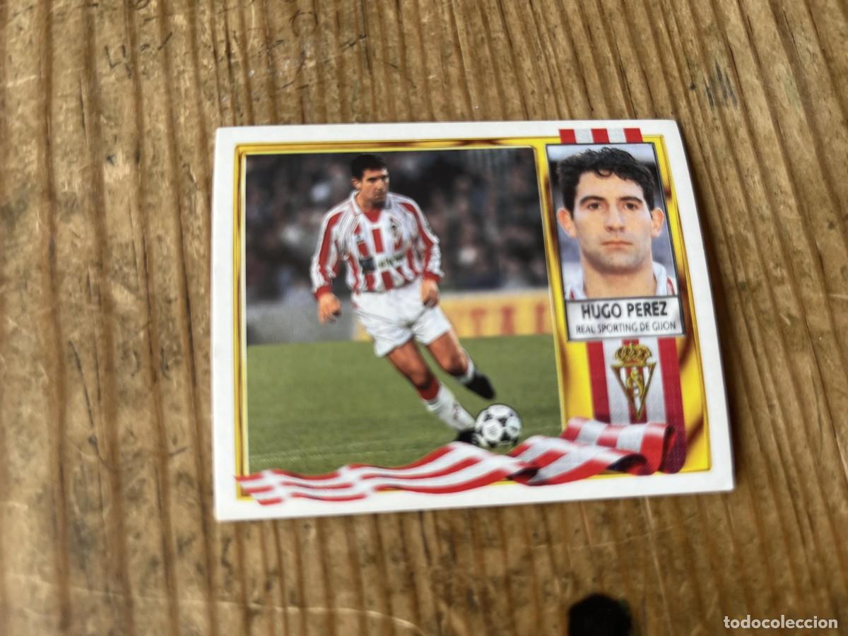 Cromos de f&uacute;tbol: CROMO SIN PEGAR NUNCA PEGADO ALBUM LIGA ESTE 95 96 1995 1996 SPORTING GIJON HUGO PEREZ
