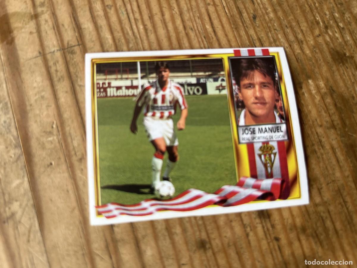 Cromos de f&uacute;tbol: CROMO SIN PEGAR NUNCA PEGADO ALBUM LIGA ESTE 95 96 1995 1996 SPORTING GIJON JOSE MANUEL