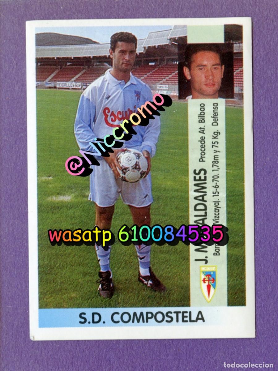 Cromos de f&uacute;tbol: compostela liga 1996 1997 panini 5 fichajes n&ordm; 368 369 370 391 400 sin pegar 96 97 niccromo