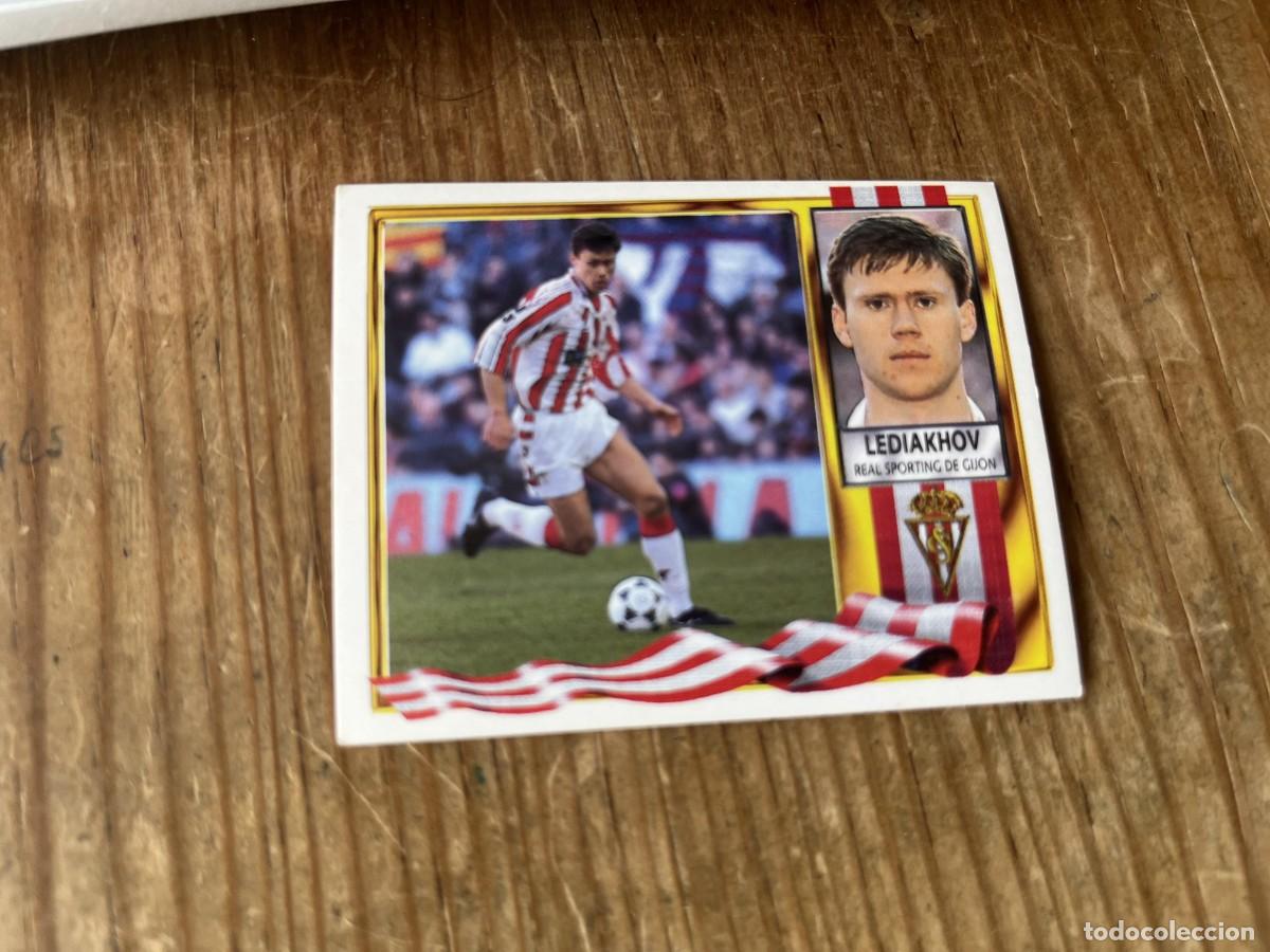 Cromos de f&uacute;tbol: CROMO SIN PEGAR NUNCA PEGADO ALBUM LIGA ESTE 95 96 1995 1996 SPORTING GIJON LEDIAKHOV
