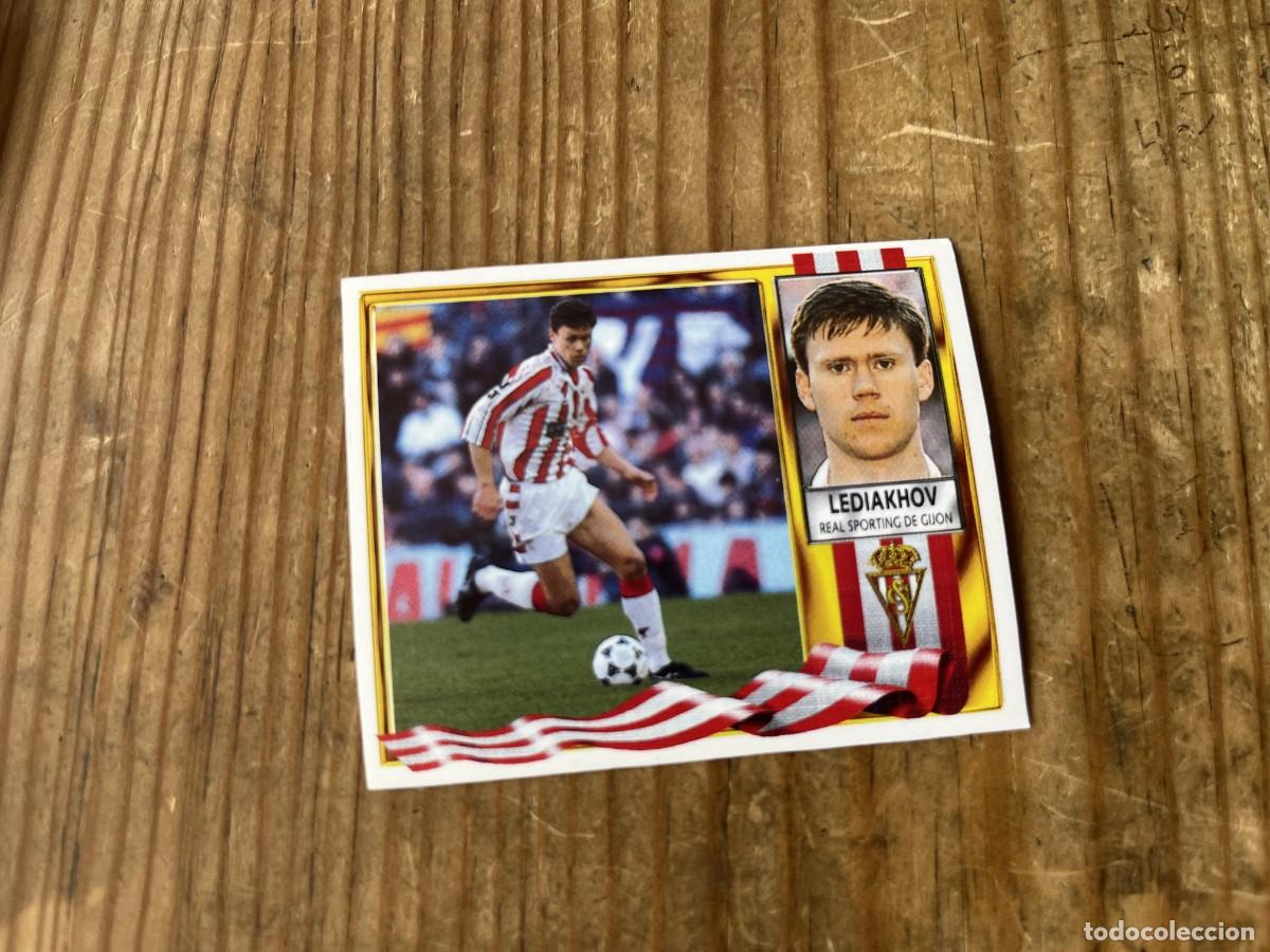 Cromos de f&uacute;tbol: CROMO SIN PEGAR NUNCA PEGADO ALBUM LIGA ESTE 95 96 1995 1996 SPORTING GIJON LEDIAKHOV