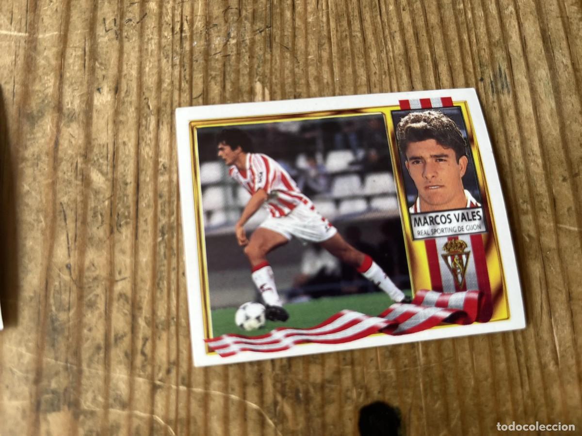 Cromos de f&uacute;tbol: CROMO SIN PEGAR NUNCA PEGADO ALBUM LIGA ESTE 95 96 1995 1996 SPORTING GIJON MARCOS VALES