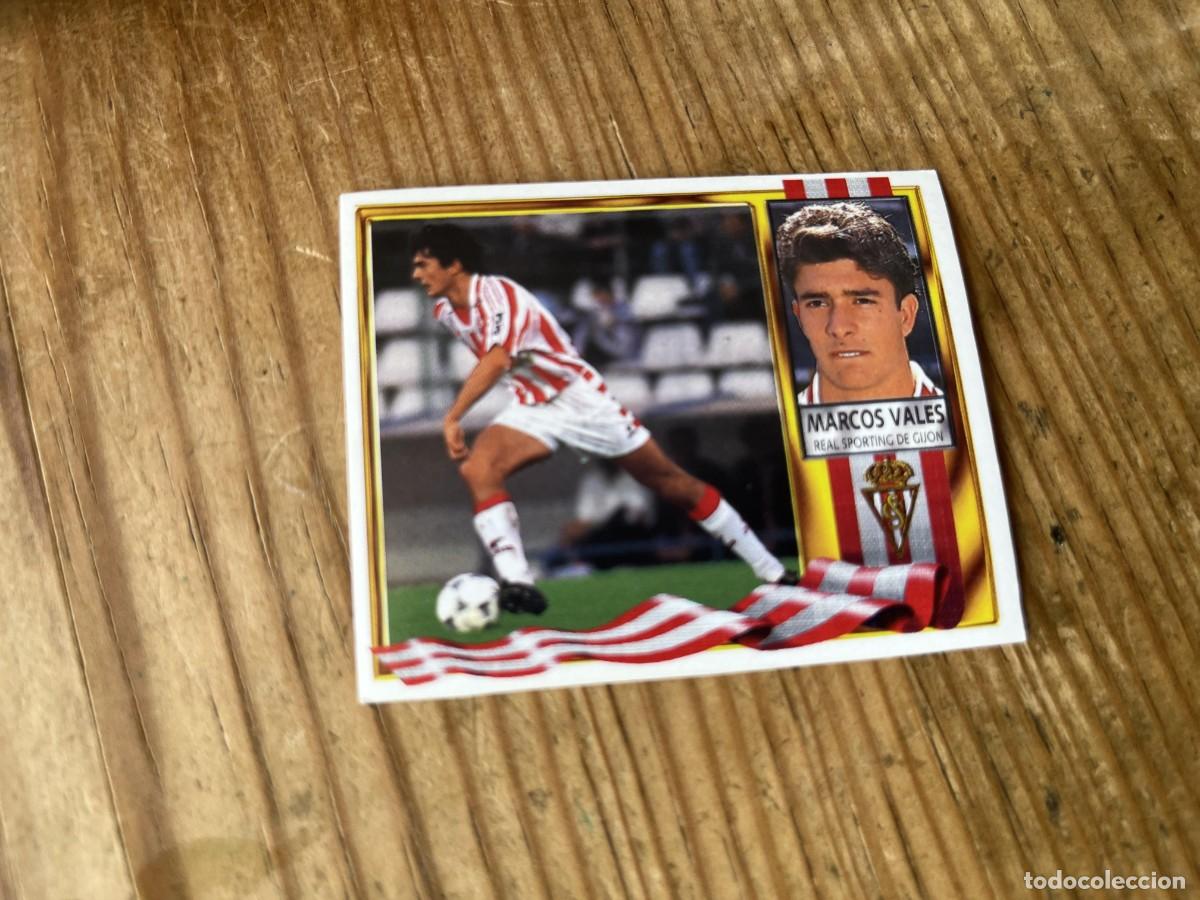 Cromos de f&uacute;tbol: CROMO SIN PEGAR NUNCA PEGADO ALBUM LIGA ESTE 95 96 1995 1996 SPORTING GIJON MARCOS VALES