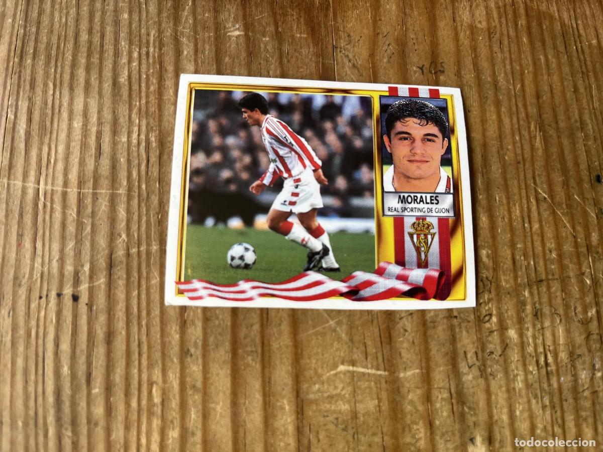Cromos de f&uacute;tbol: CROMO SIN PEGAR NUNCA PEGADO ALBUM LIGA ESTE 95 96 1995 1996 SPORTING GIJON MORALES