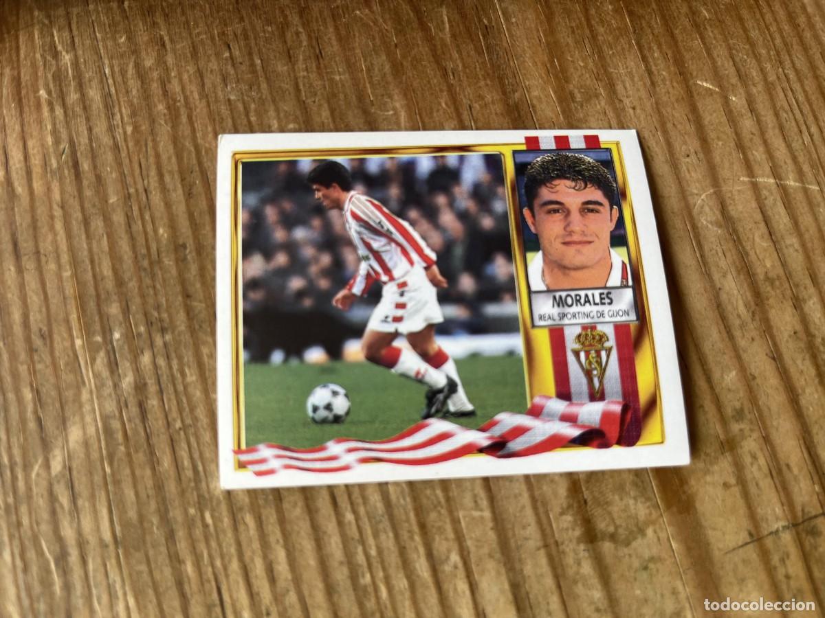 Cromos de f&uacute;tbol: CROMO SIN PEGAR NUNCA PEGADO ALBUM LIGA ESTE 95 96 1995 1996 SPORTING GIJON MORALES