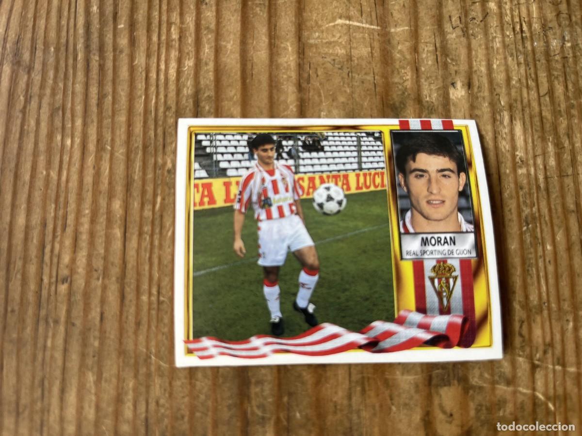 Cromos de f&uacute;tbol: CROMO SIN PEGAR NUNCA PEGADO ALBUM LIGA ESTE 95 96 1995 1996 SPORTING GIJON MORAN