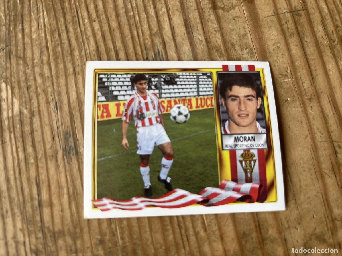 Cromos de f&uacute;tbol: CROMO SIN PEGAR NUNCA PEGADO ALBUM LIGA ESTE 95 96 1995 1996 SPORTING GIJON MORAN