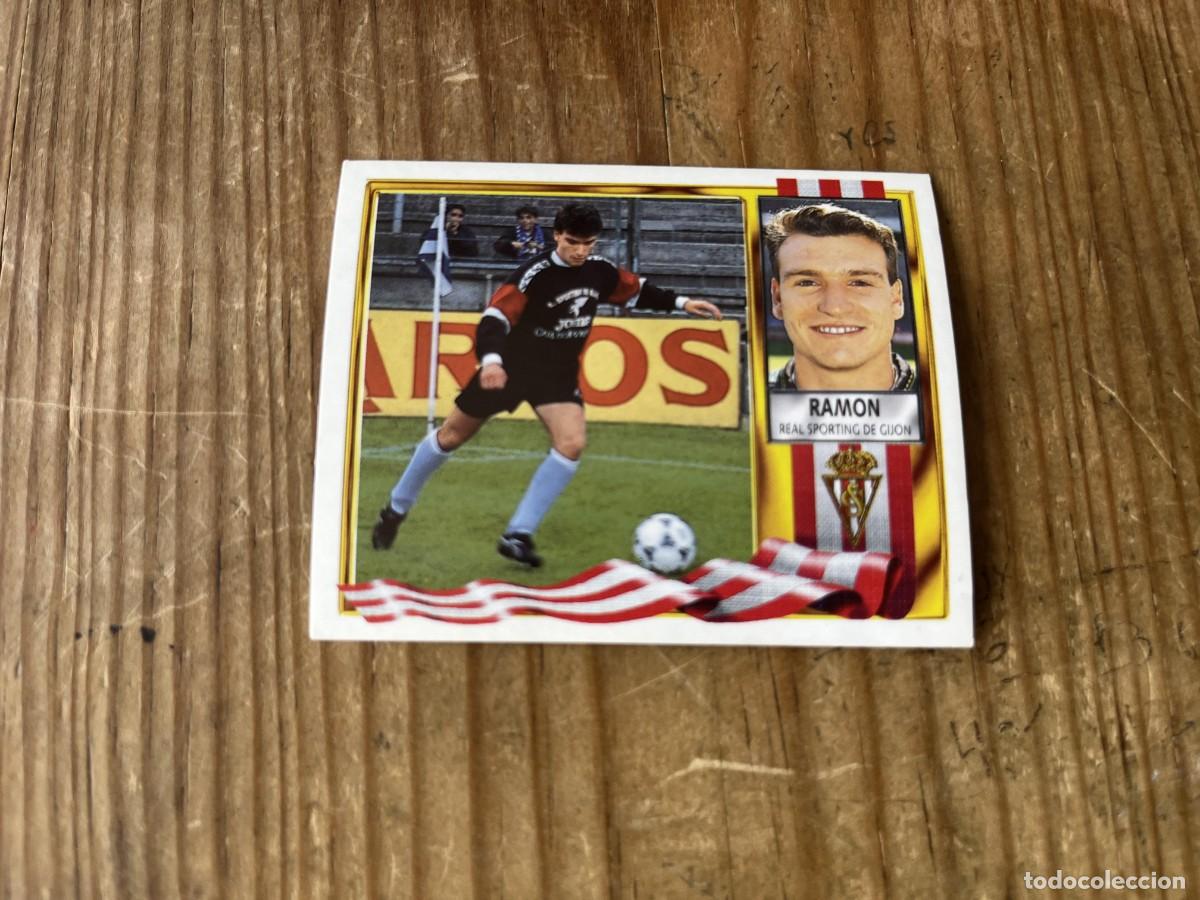 Figurine di Calcio: CROMO SIN PEGAR NUNCA PEGADO ALBUM LIGA ESTE 95 96 1995 1996 SPORTING GIJON RAMON