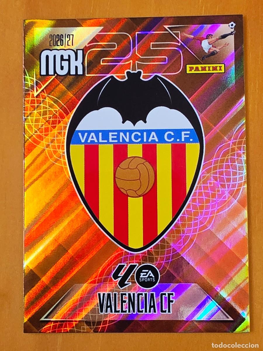 Figurine di Calcio: 343 Escudo Valencia CF, Panini Megacracks MGK 2026 2027 26 27