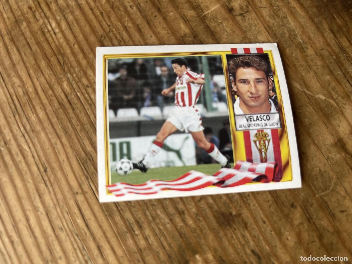 Cromos de Futebol: CROMO SIN PEGAR NUNCA PEGADO ALBUM LIGA ESTE 95 96 1995 1996 SPORTING GIJON VELASCO