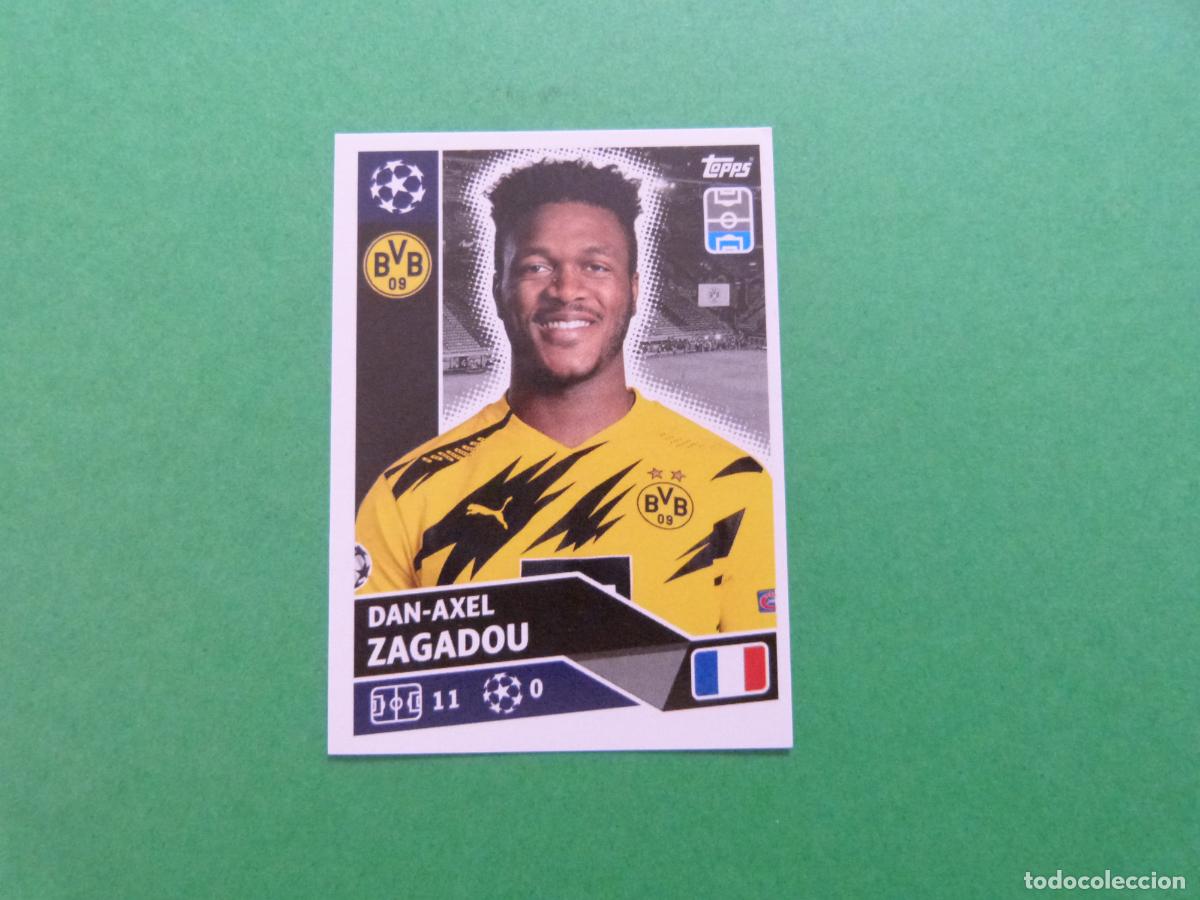 Figurine di Calcio: CROMO FUTBOL ZAGADOU BORRUSIA DORTMUND SIN PEGAR N&ordm; 7 CHAMPIONS LEAGUE 2020-2021/20-21