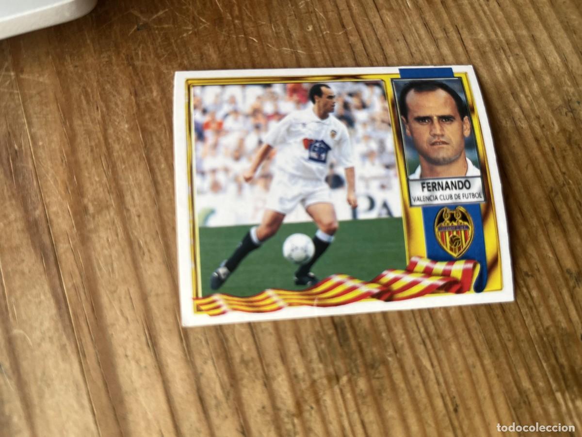 Figurine di Calcio: CROMO SIN PEGAR NUNCA PEGADO ALBUM LIGA ESTE 95 96 1995 1996 VALENCIA FERNANDO