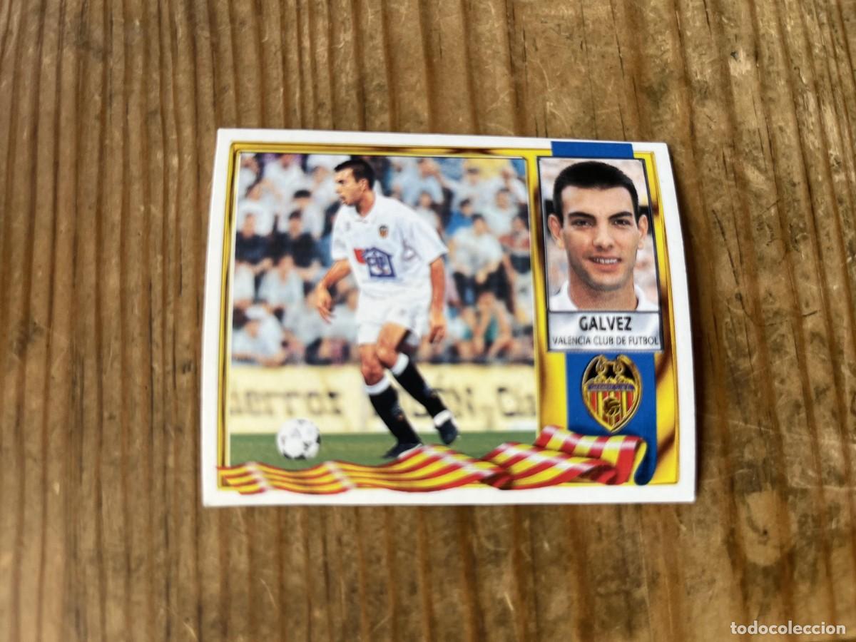 Figurine di Calcio: CROMO SIN PEGAR NUNCA PEGADO ALBUM LIGA ESTE 95 96 1995 1996 VALENCIA GALVEZ