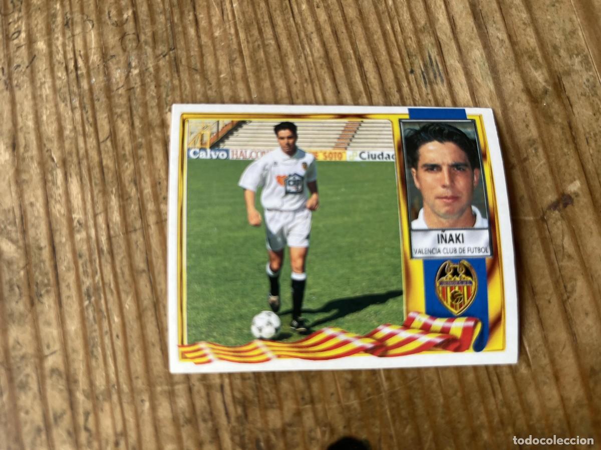 Figurine di Calcio: CROMO SIN PEGAR NUNCA PEGADO ALBUM LIGA ESTE 95 96 1995 1996 VALENCIA I&Ntilde;AKI