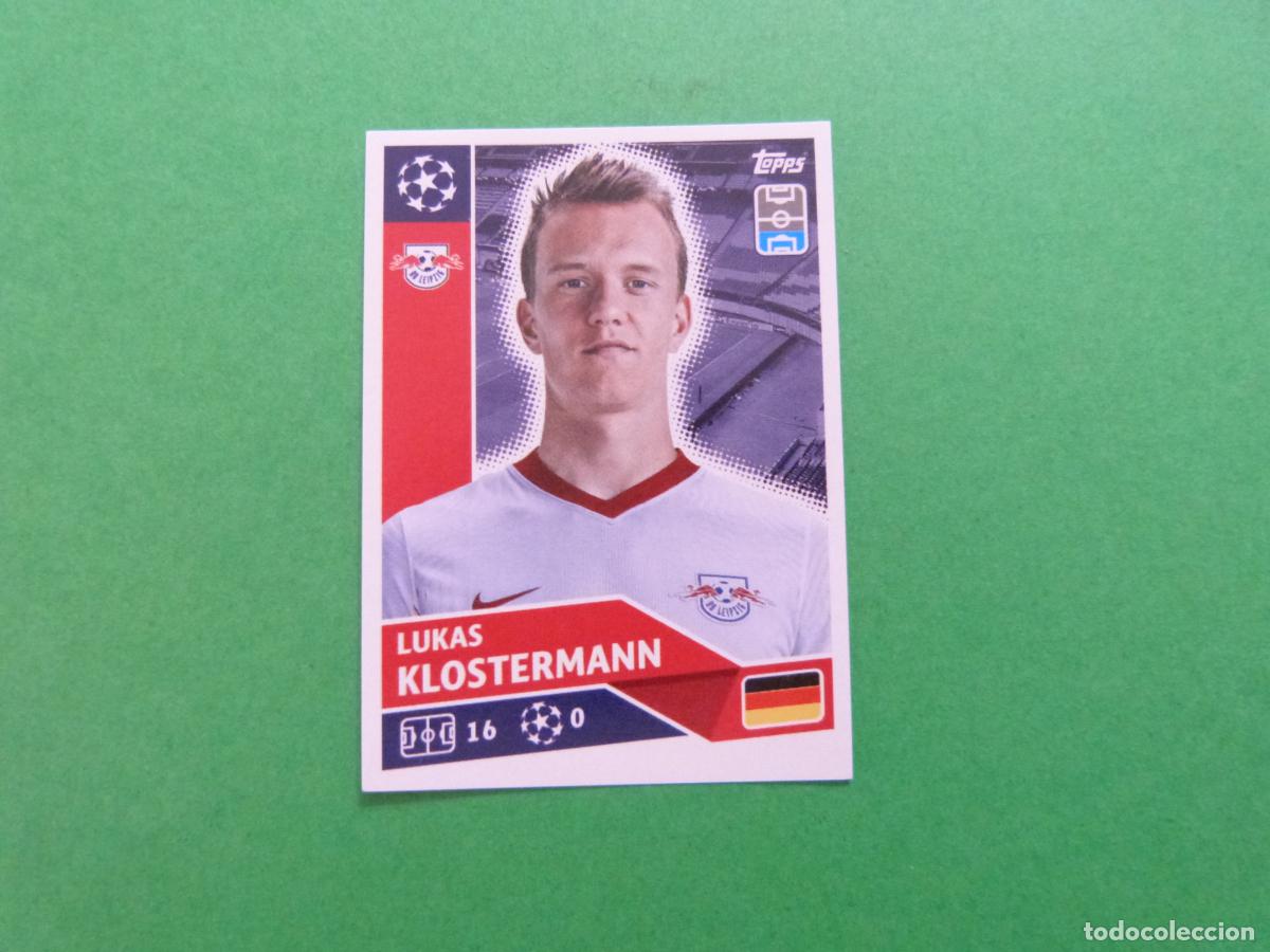 Figurine di Calcio: CROMO FUTBOL KLOSTERMANN RB LEIPZIG SIN PEGAR N&ordm; 4 CHAMPIONS LEAGUE 2020-2021/20-21