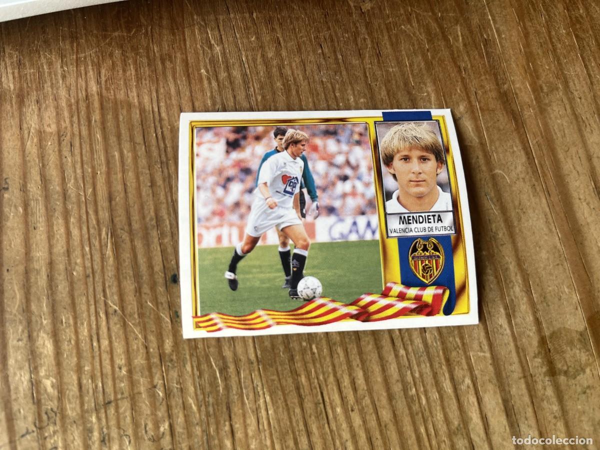 Figurine di Calcio: CROMO SIN PEGAR NUNCA PEGADO ALBUM LIGA ESTE 95 96 1995 1996 VALENCIA MENDIETA