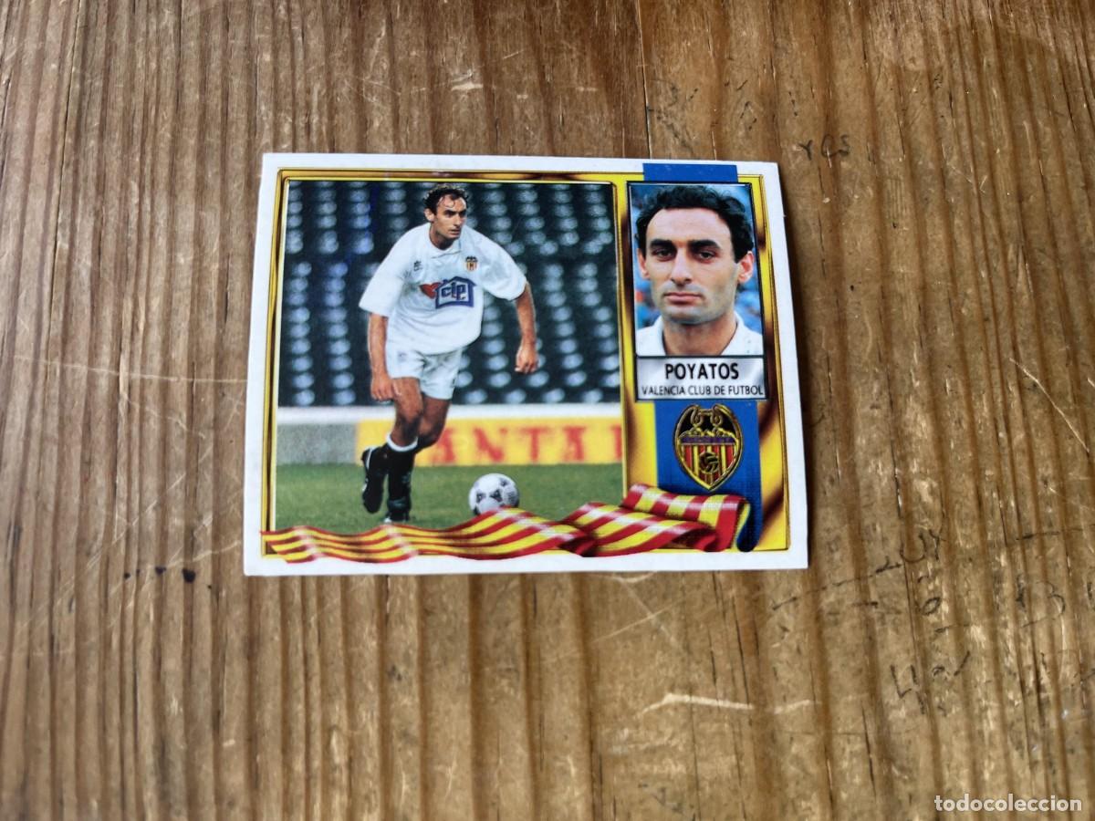 Cromos de f&uacute;tbol: CROMO SIN PEGAR NUNCA PEGADO ALBUM LIGA ESTE 95 96 1995 1996 VALENCIA POYATOS