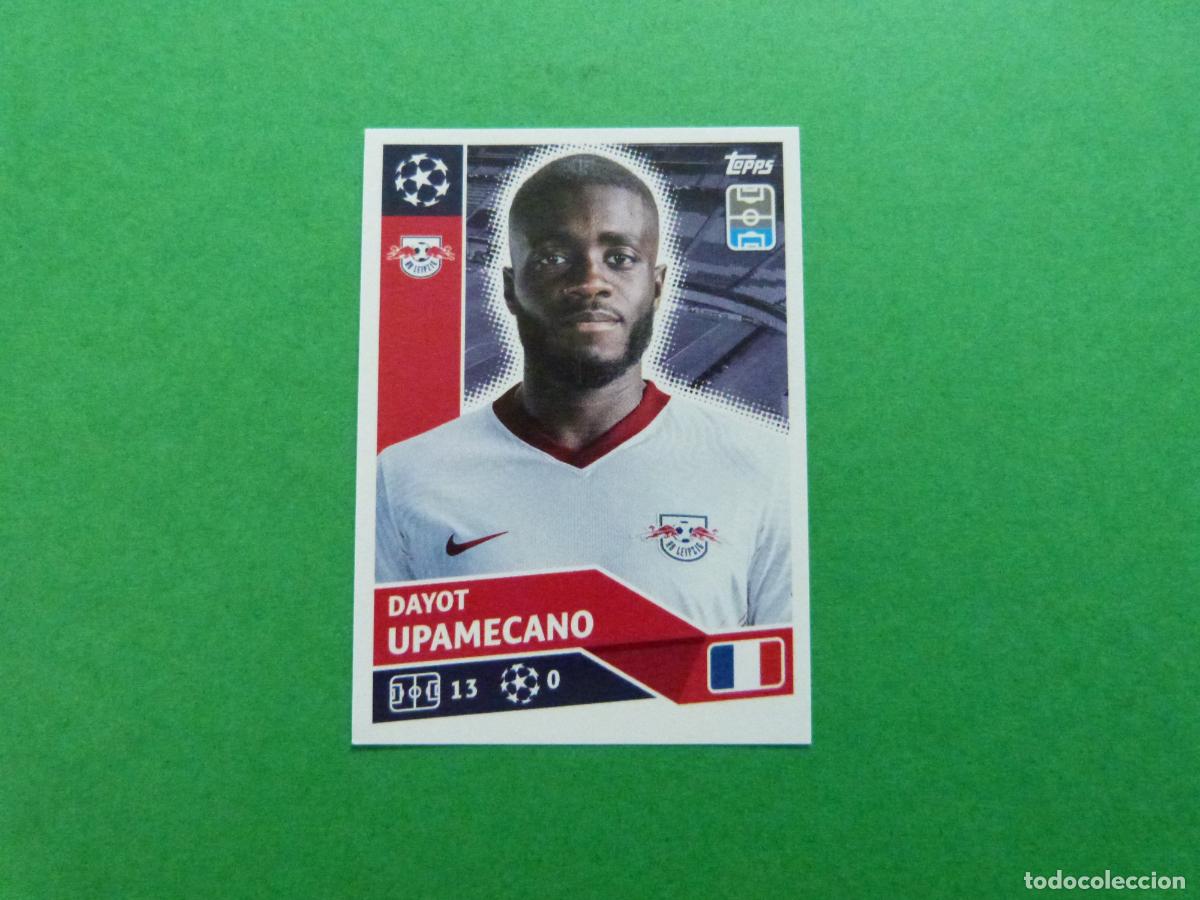 Cromos de f&uacute;tbol: CROMO FUTBOL UPAMECANO RB LEIPZIG SIN PEGAR N&ordm; 5 CHAMPIONS LEAGUE 2020-2021/20-21
