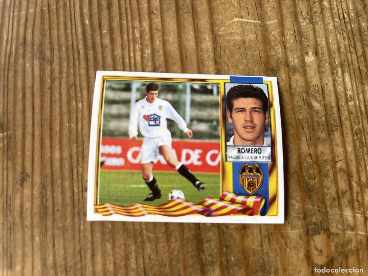 Cromos de f&uacute;tbol: CROMO SIN PEGAR NUNCA PEGADO ALBUM LIGA ESTE 95 96 1995 1996 VALENCIA ROMERO