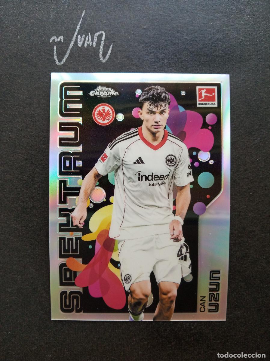 Cromos de f&uacute;tbol: LE 6 SPEKTRUM CAN UZUN EINTRACHT FRANKFURT ⚽ TOPPS &reg; CHROME BUNDESLIGA 2025 2026 25 26