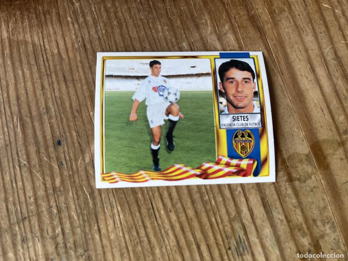 Cromos de f&uacute;tbol: CROMO SIN PEGAR NUNCA PEGADO ALBUM LIGA ESTE 95 96 1995 1996 VALENCIA SIETES