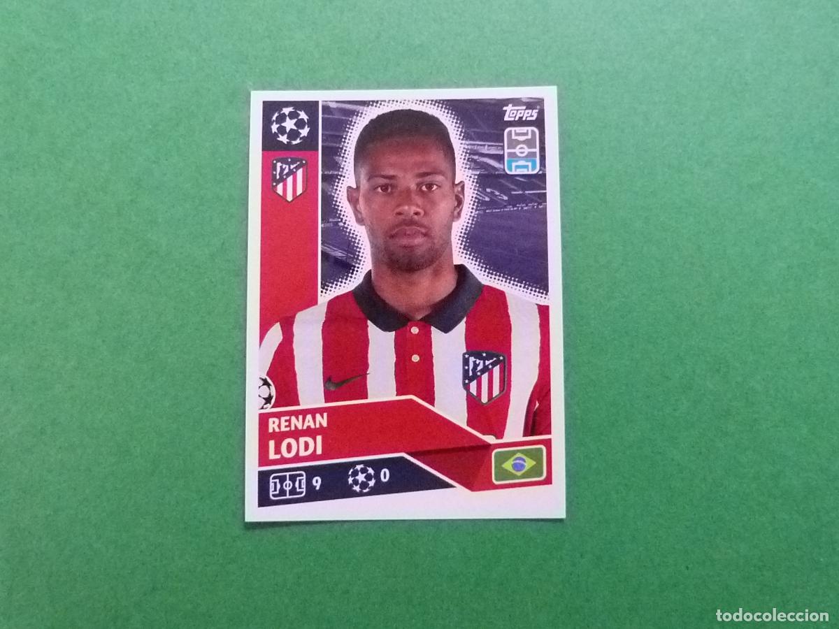 Cromos de f&uacute;tbol: CROMO FUTBOL LODI ATLETICO DE MADRID SIN PEGAR N&ordm; 7 CHAMPIONS LEAGUE 2020-2021/20-21