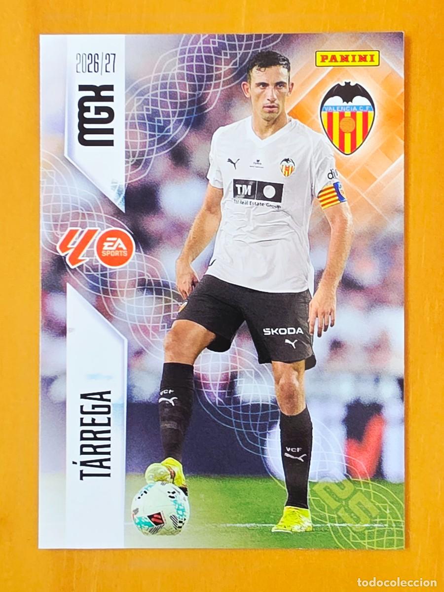 Cromos de f&uacute;tbol: 348 C&eacute;sar T&aacute;rrega, Valencia CF, Panini Megacracks MGK 2026 2027 26 27