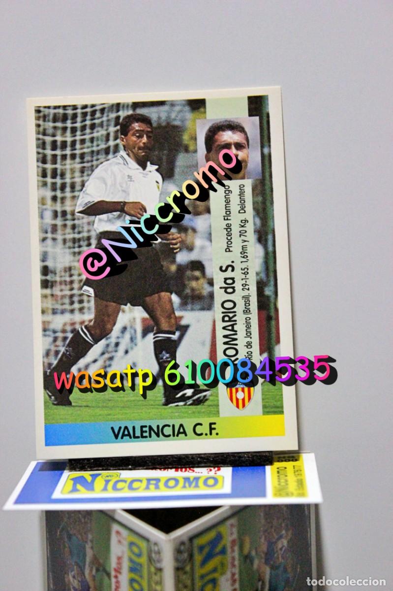 Cromos de f&uacute;tbol: valencia liga 1996 1997 panini 4 fichajes n&ordm; 356 372 373 403 sin pegar 96 97 niccromo