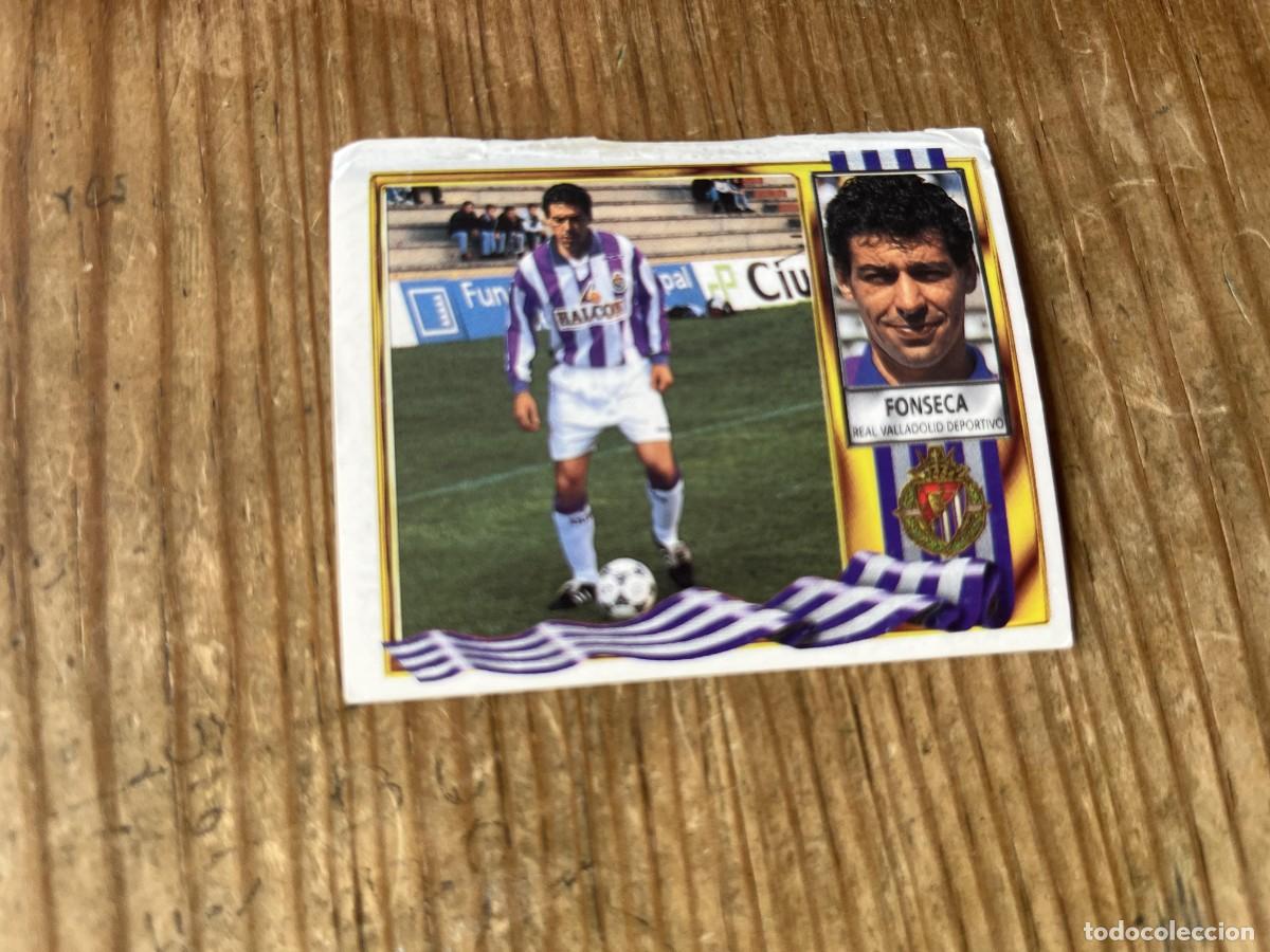 Cromos de f&uacute;tbol: CROMO ALBUM LIGA ESTE 95 96 1995 1996 VALLADOLID FONSECA VERSION HALCON
